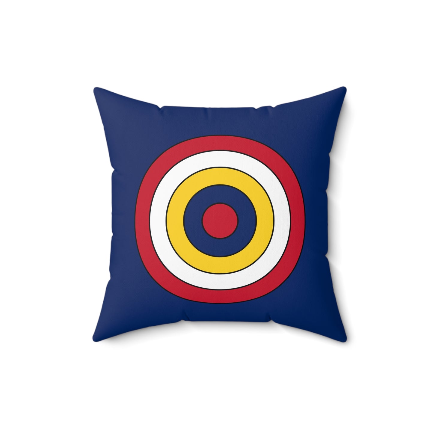 Turks And Caicos Islands Retro Target Cushion Pillow