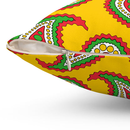 Myanmar Retro Paisley Cushion Pillow