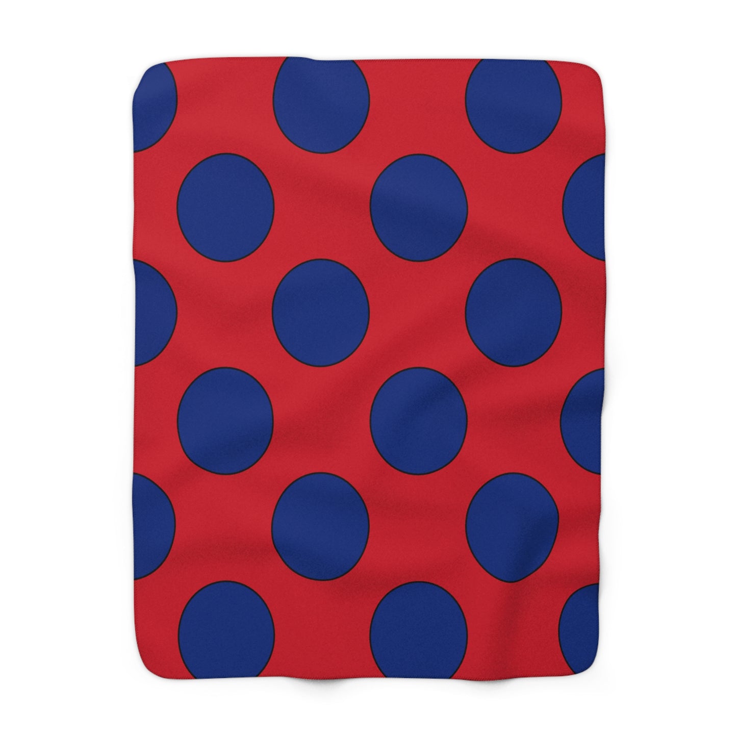 Samoa Retro Polka Dots Blanket Throw