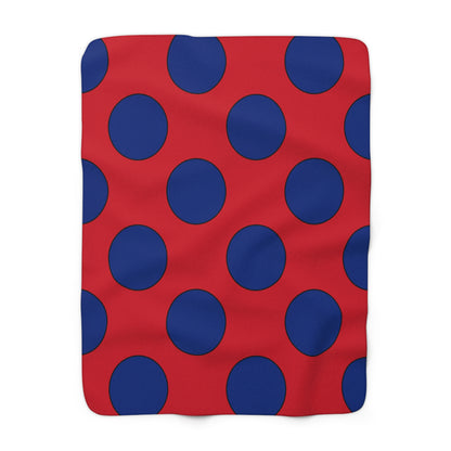 Samoa Retro Polka Dots Blanket Throw