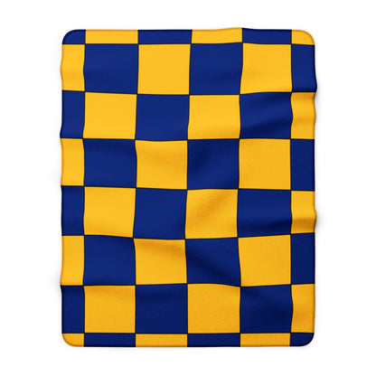 Barbados Retro Check Blanket Throw