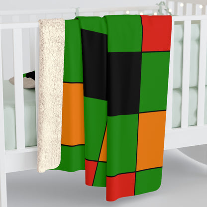 Zambia Retro Check Blanket Throw