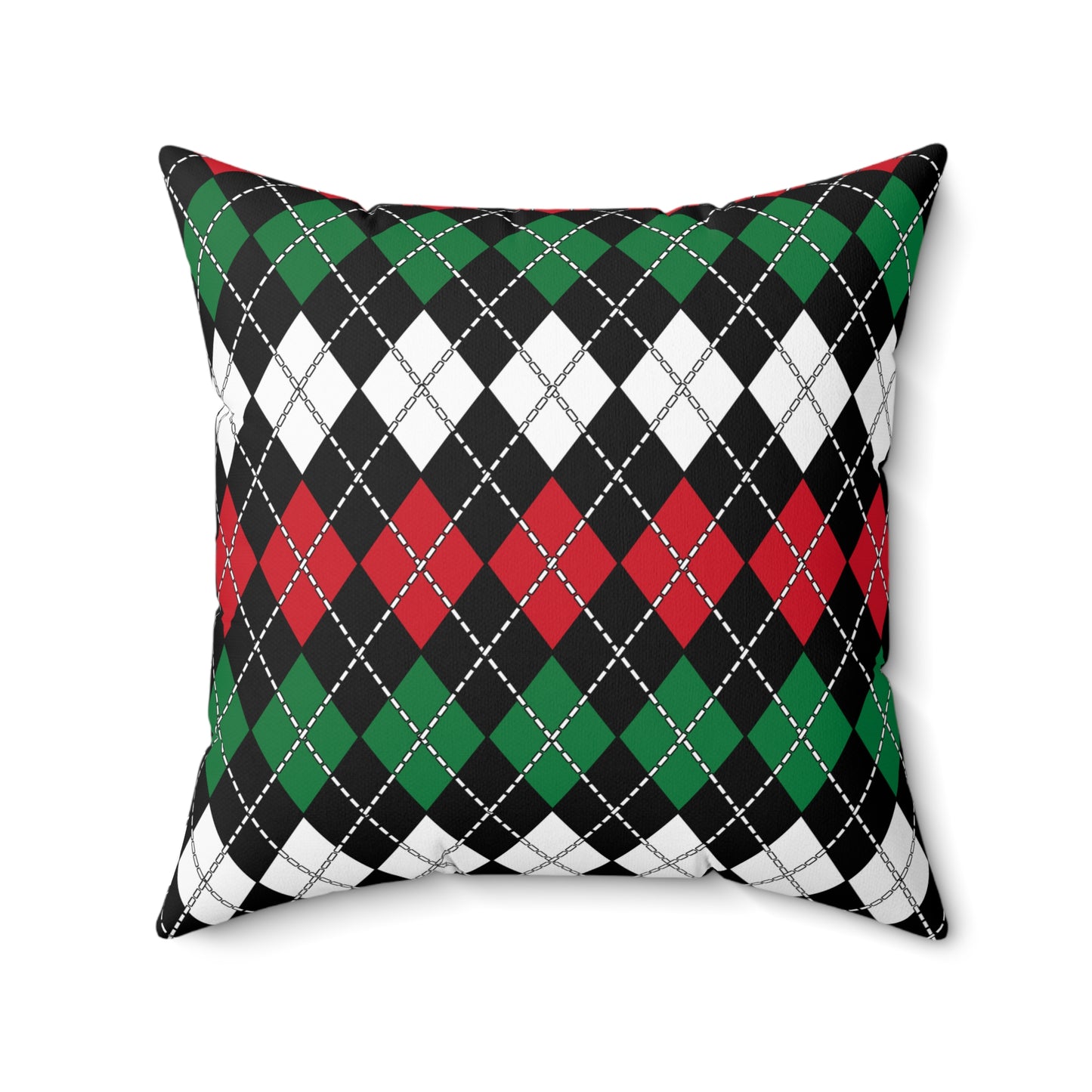 Syria Retro Argyle Cushion Pillow