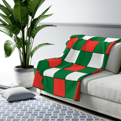 Madagascar Retro Check Blanket Throw