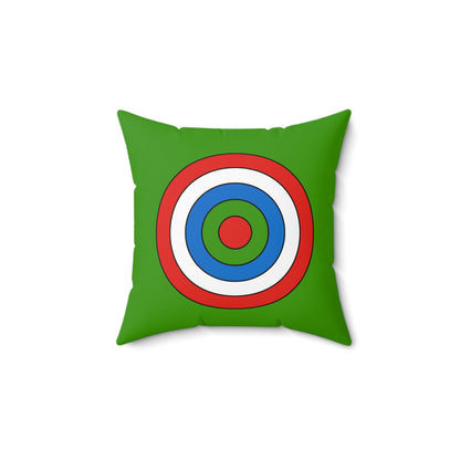 Equatorial Guinea Retro Target Cushion Pillow
