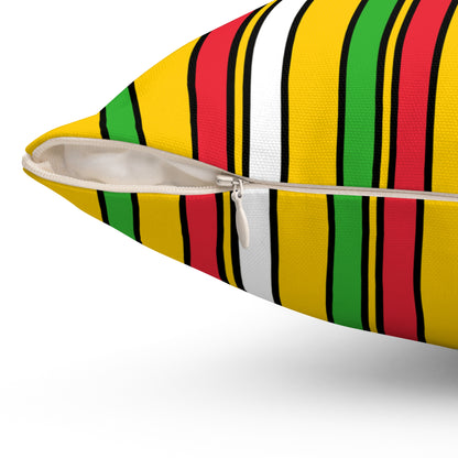 Myanmar Retro Stripes Cushion Pillow