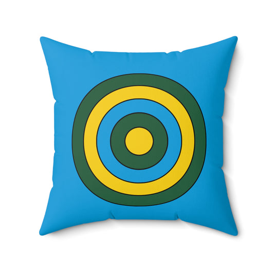 Rwanda Retro Target Cushion Pillow