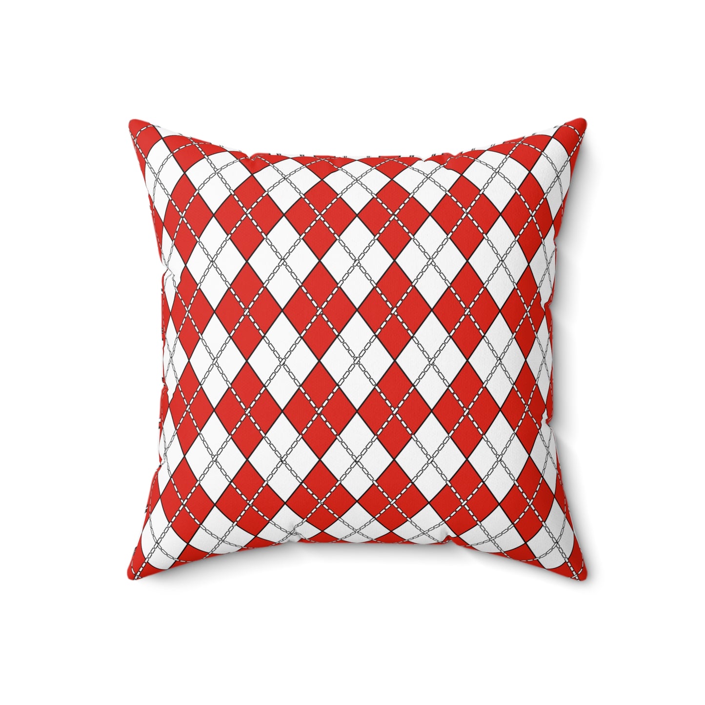 French Polynesia Retro Argyle Cushion Pillow