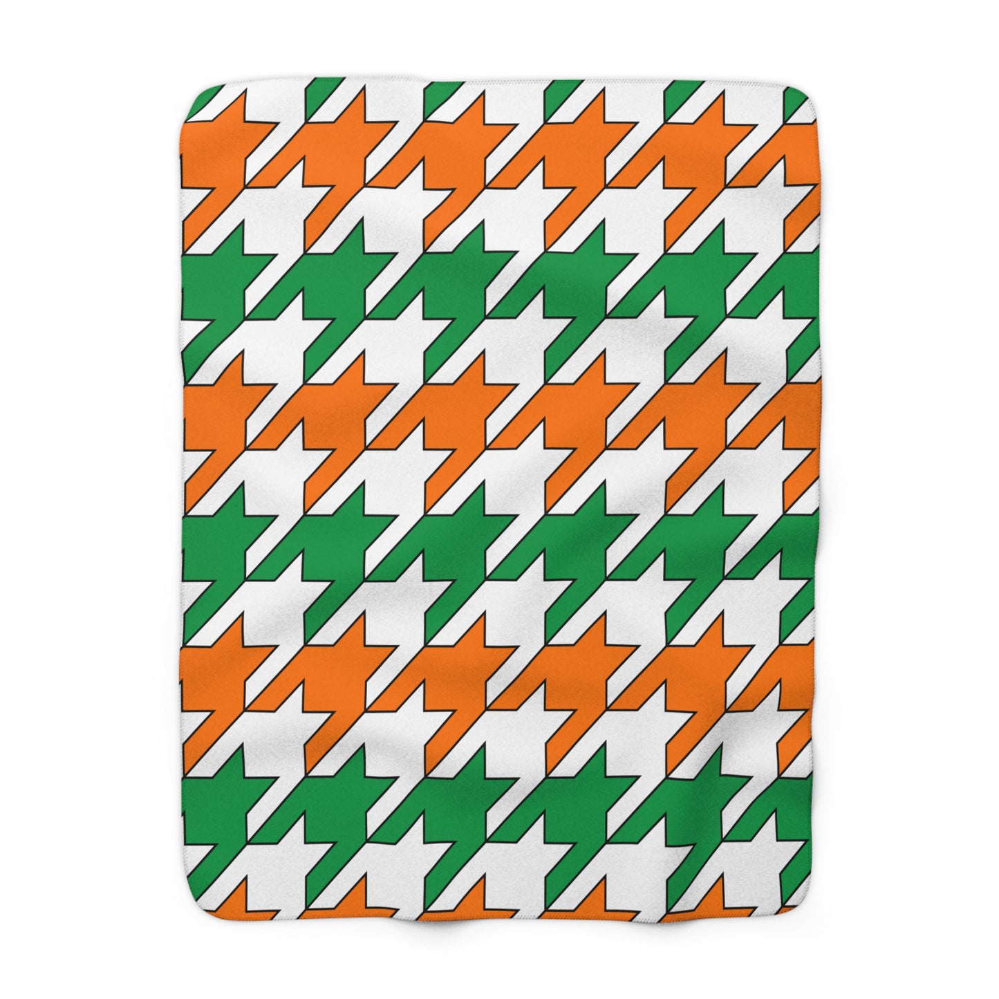 Ireland Retro Houndstooth Blanket Throw