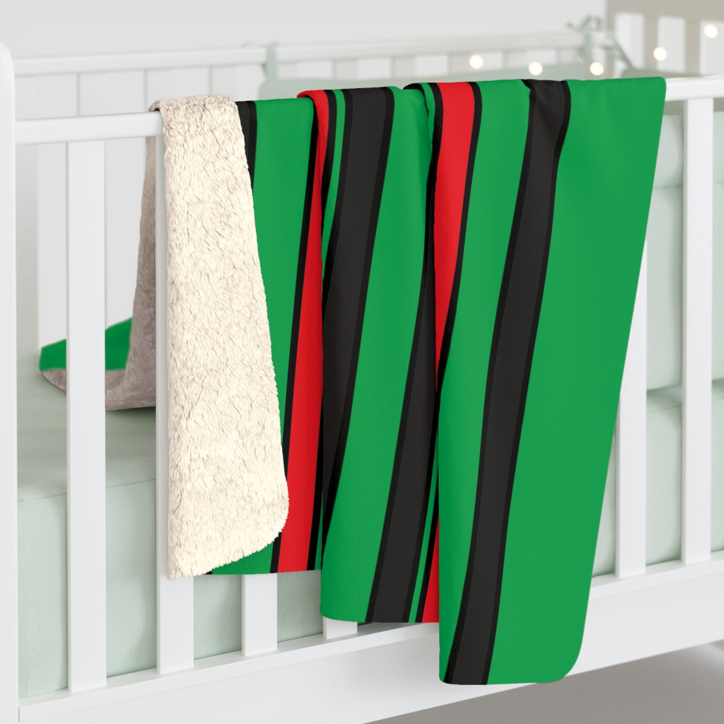 Martinique Retro Stripes Blanket Throw