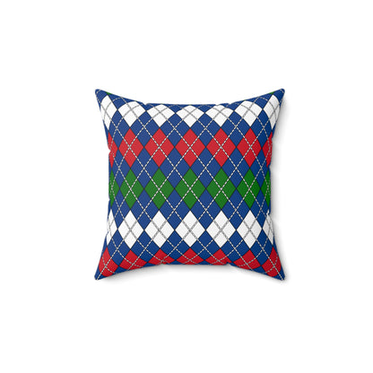 Belize Retro Argyle Cushion Pillow