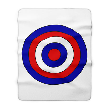 Panama Retro Target Blanket Throw