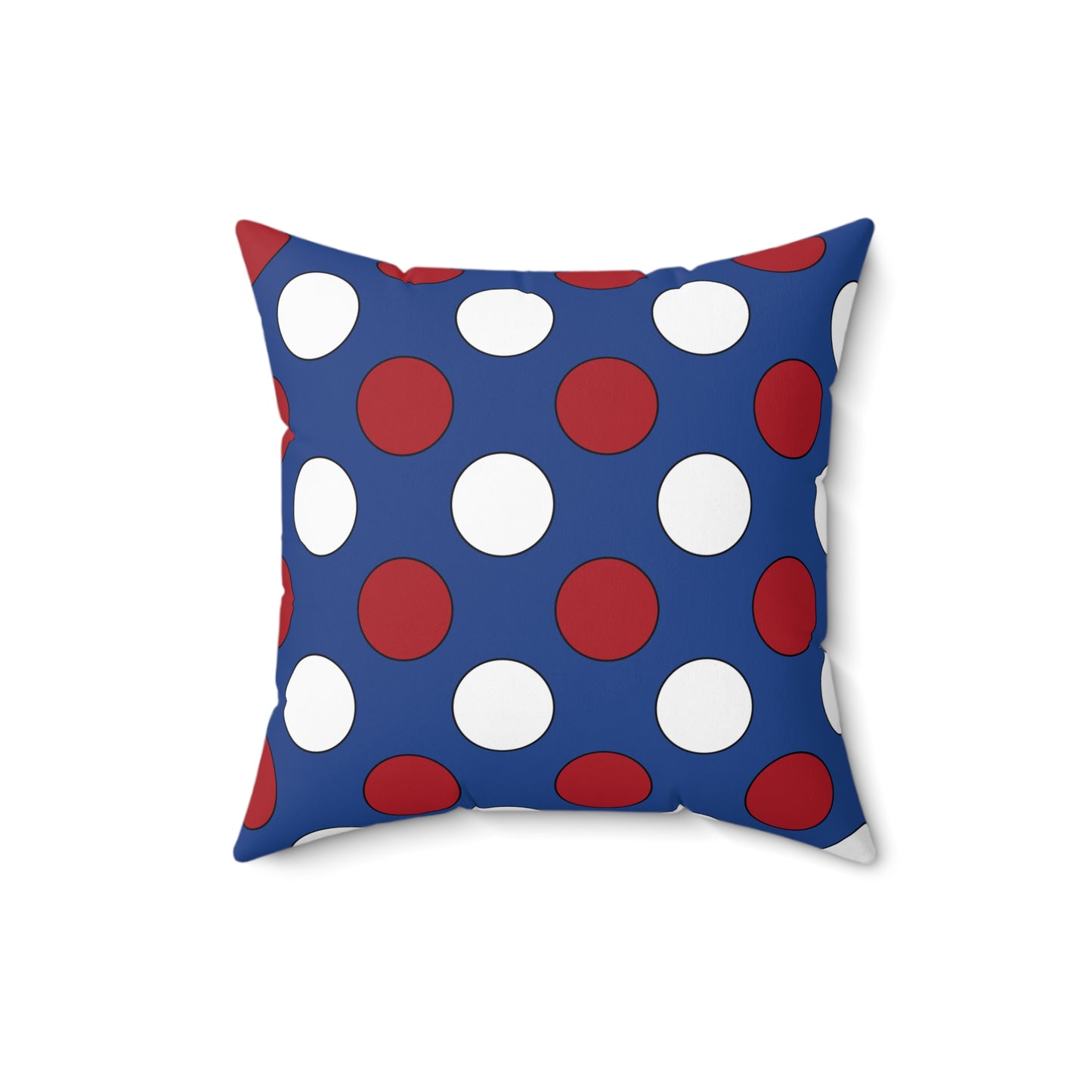 Caribbean Netherlands Retro Polka Dots Cushion Pillow