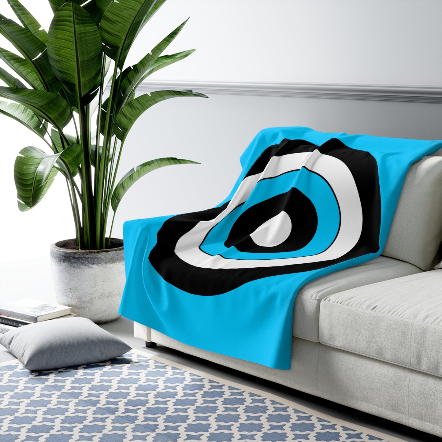 Botswana Retro Target Blanket Throw