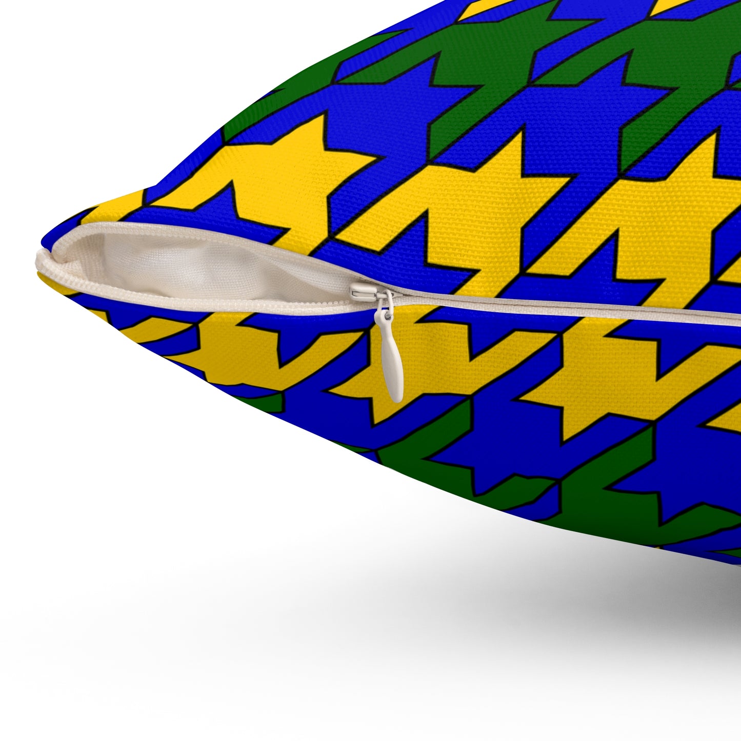 Solomon Islands Retro Houndstooth Cushion Pillow
