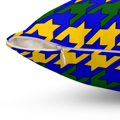 Solomon Islands Retro Houndstooth Cushion Pillow