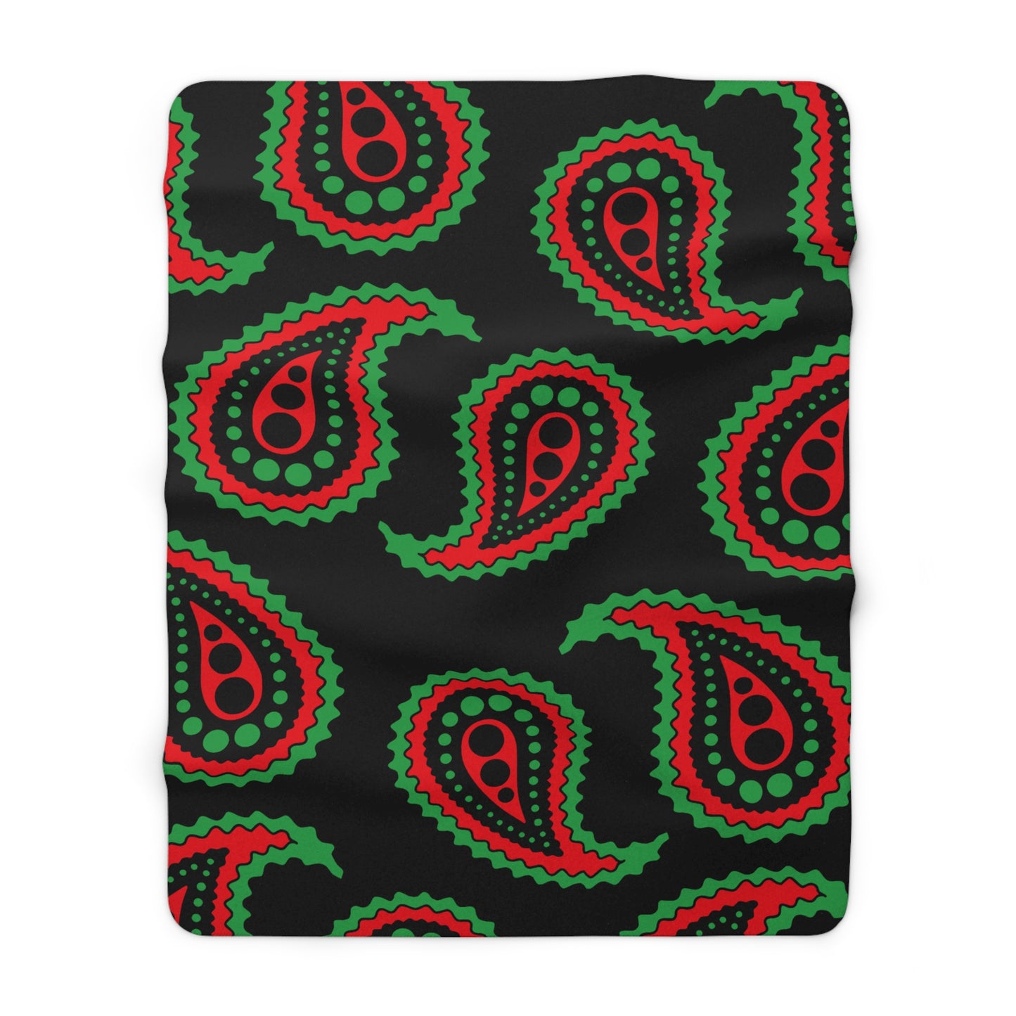 Libya Retro Paisley Blanket Throw