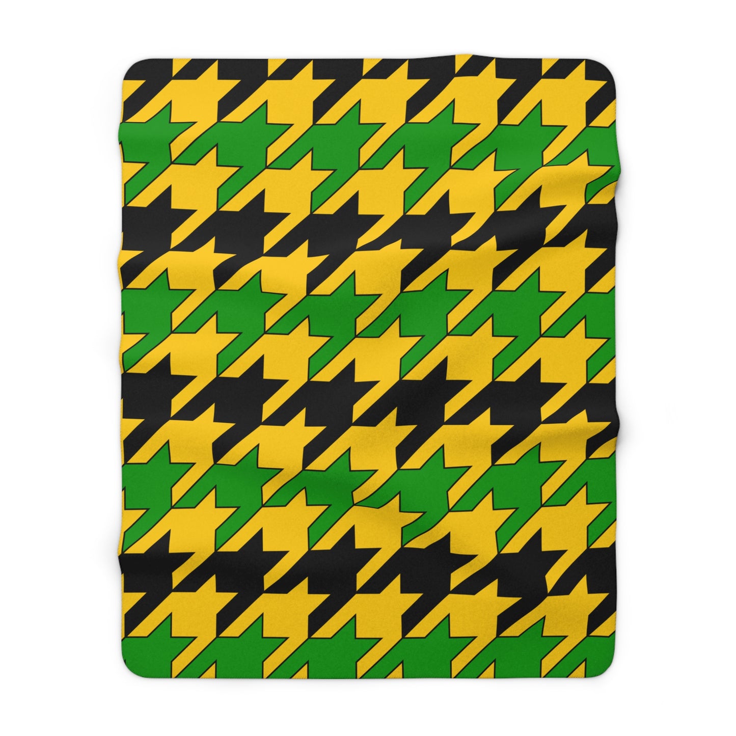 Jamaica Retro Houndstooth Blanket Throw