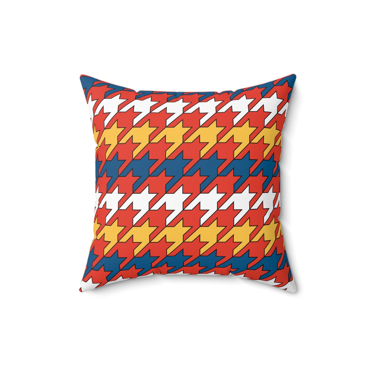 Kiribati Retro Houndstooth Cushion Pillow