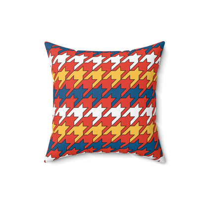 Kiribati Retro Houndstooth Cushion Pillow