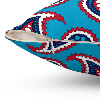 Tuvalu Retro Paisley Cushion Pillow