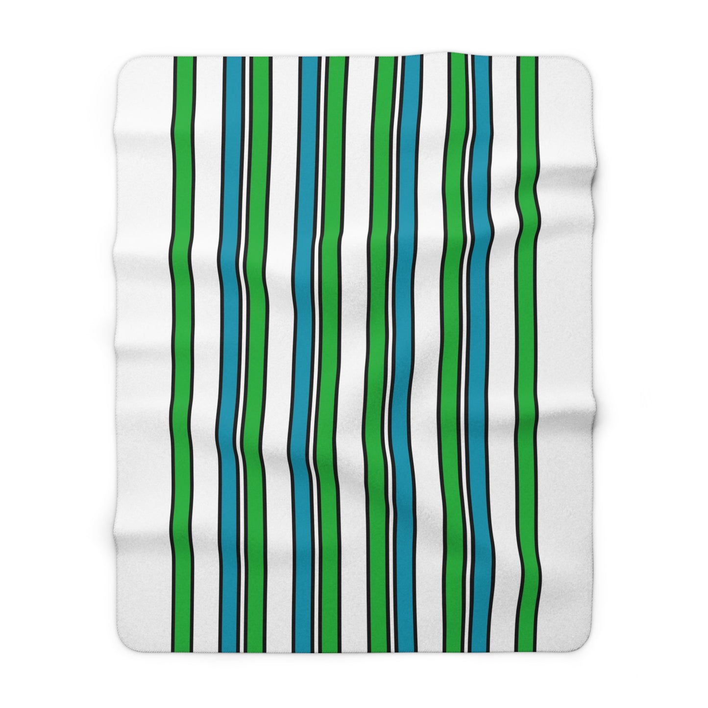 Uzbekistan Retro Stripes Blanket Throw