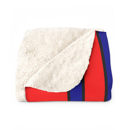 Taiwan Retro Stripes Blanket Throw