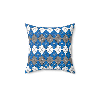 Northern Mariana Islands Retro Argyle Cushion Pillow