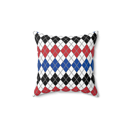 Republic Of Korea Retro Argyle Cushion Pillow