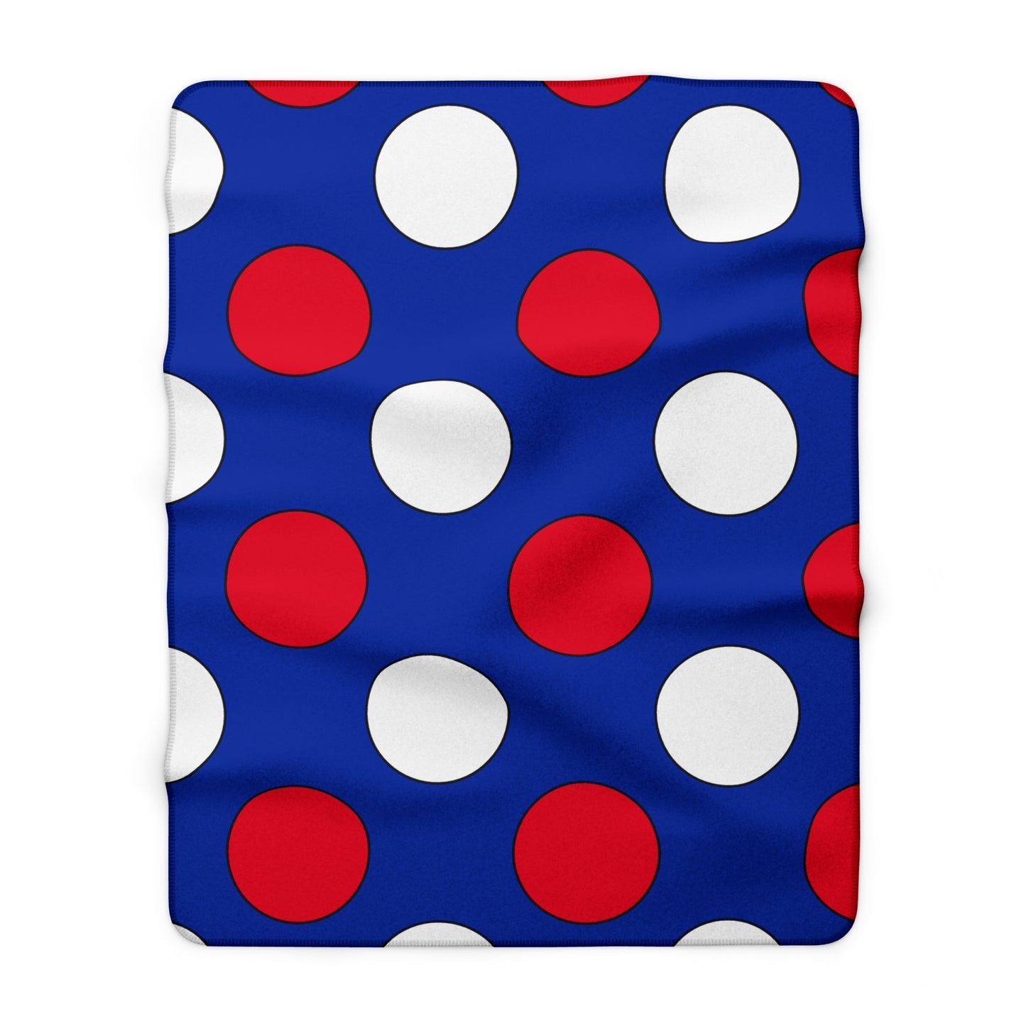 Cambodia Retro Polka Dots Blanket Throw