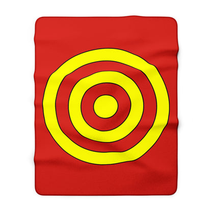 Vietnam Retro Target Blanket Throw