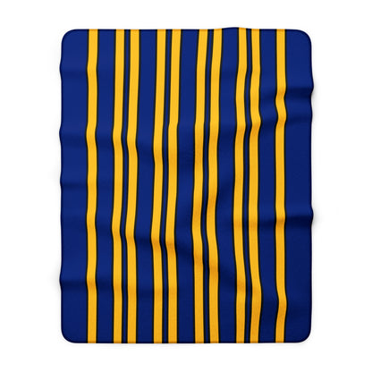 Barbados Retro Stripes Blanket Throw