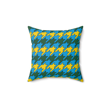 Rwanda Retro Houndstooth Cushion Pillow