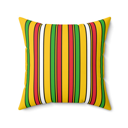 Myanmar Retro Stripes Cushion Pillow