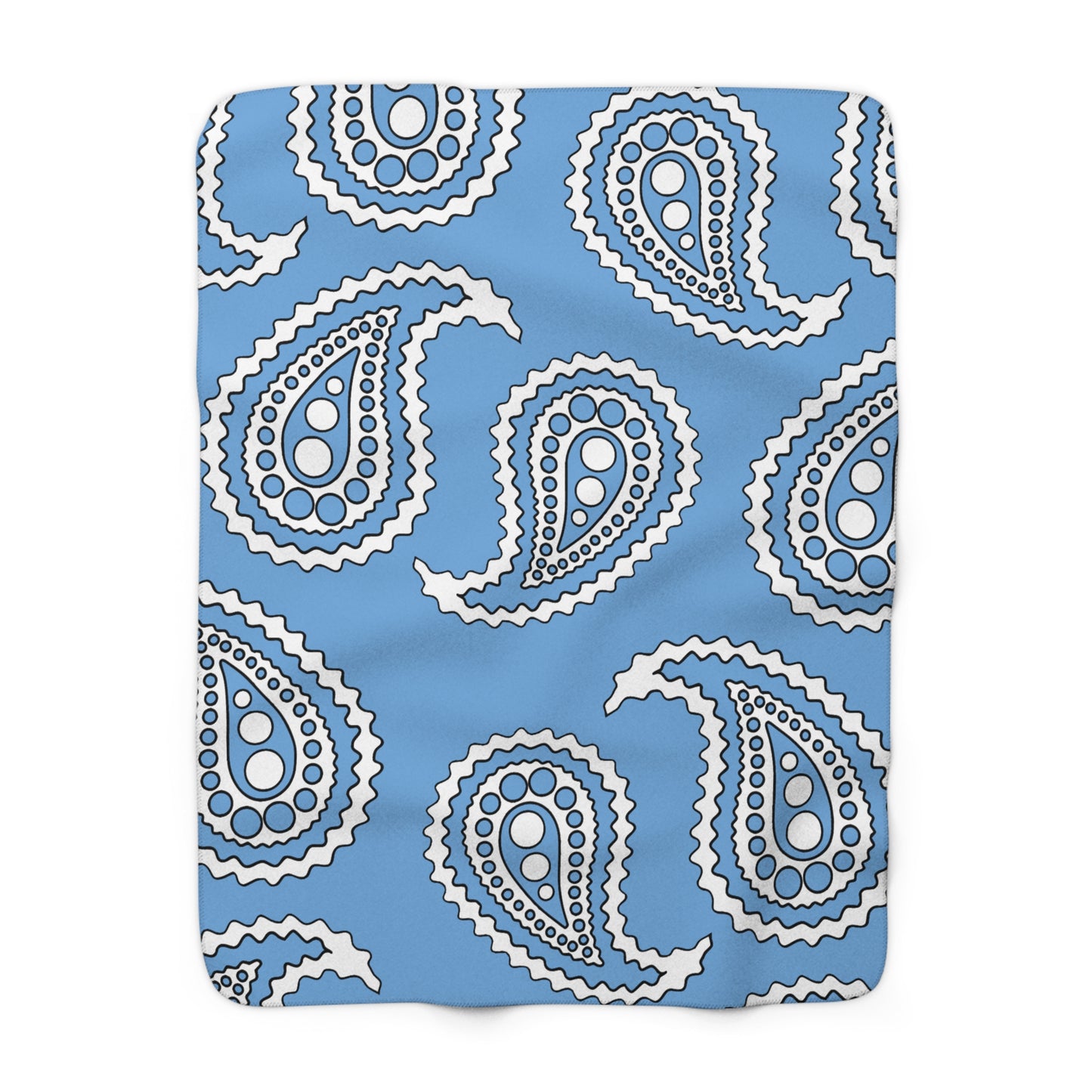 Argentina Retro Paisley Blanket Throw