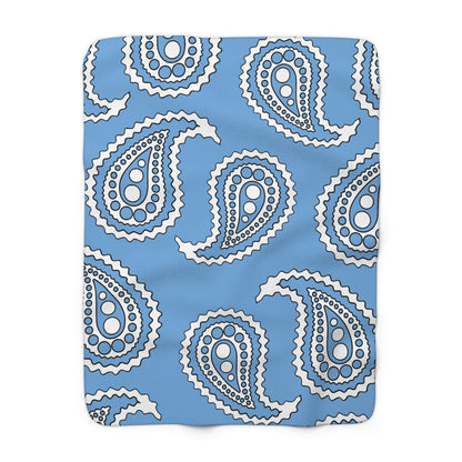 Argentina Retro Paisley Blanket Throw