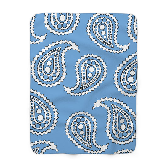 Argentina Retro Paisley Blanket Throw