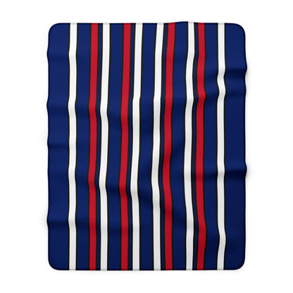Ascension Island Retro Stripes Blanket Throw