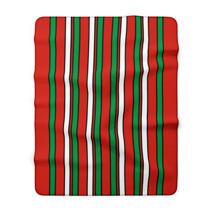 Pais Vasco Retro Stripes Blanket Throw