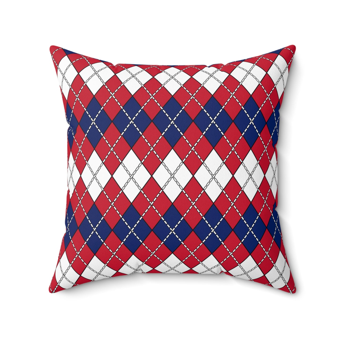 United Kingdom (UK) Retro Argyle Cushion Pillow