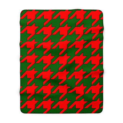Portugal Retro Houndstooth Blanket Throw