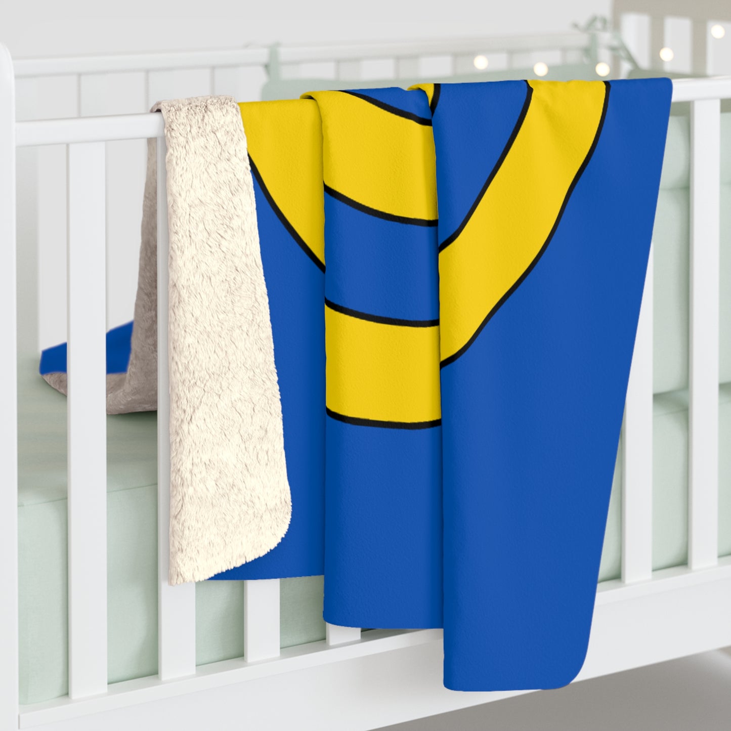 Ukraine Retro Target Blanket Throw