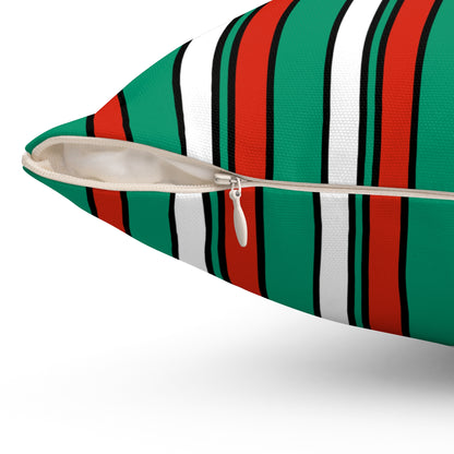 Bulgaria Retro Stripes Cushion Pillow
