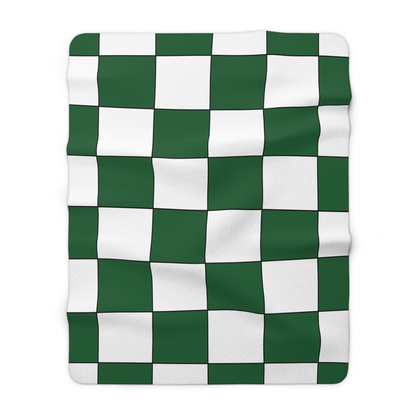 Saudi Arabia Retro Check Blanket Throw