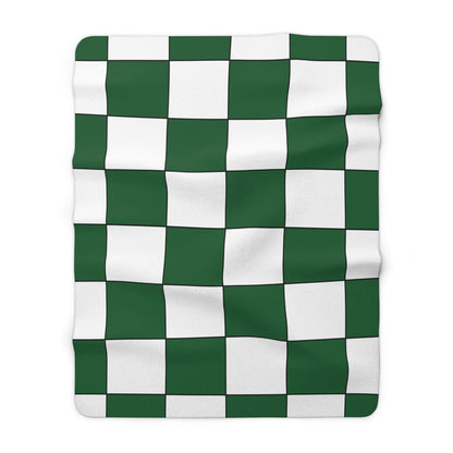 Saudi Arabia Retro Check Blanket Throw