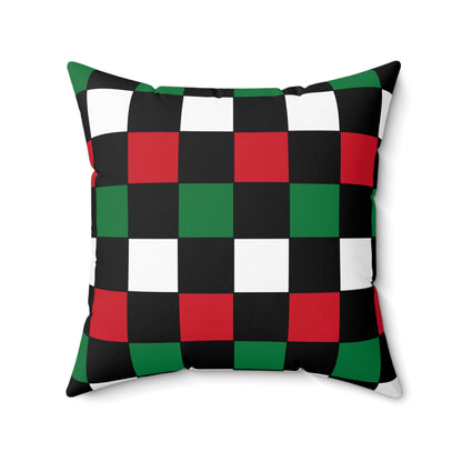Syria Retro Check Cushion Pillow