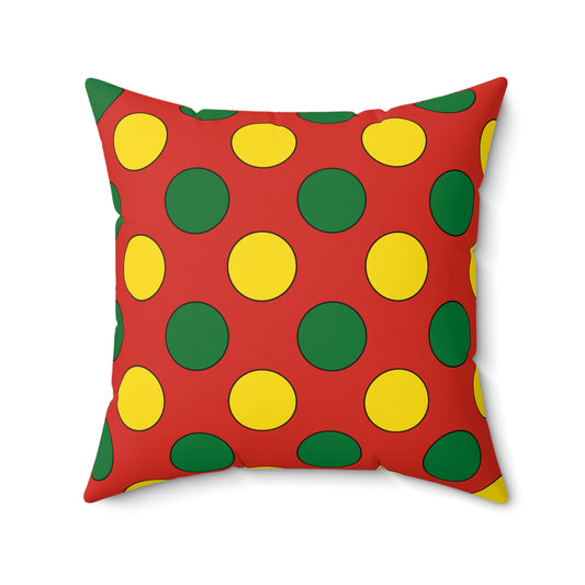 Bolivia Retro Polka Dots Cushion Pillow