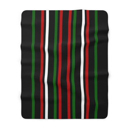 Kenya Retro Stripes Blanket Throw