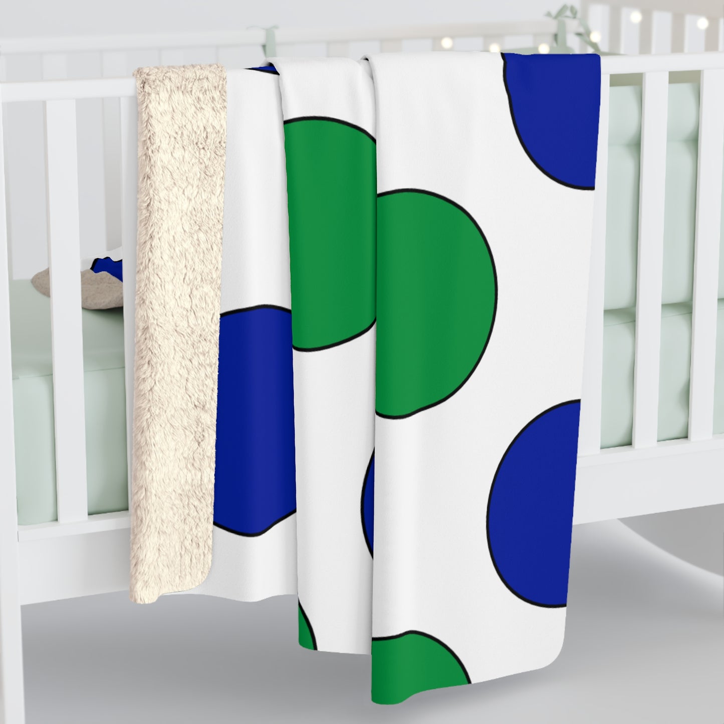 Lesotho Retro Polka Dots Blanket Throw