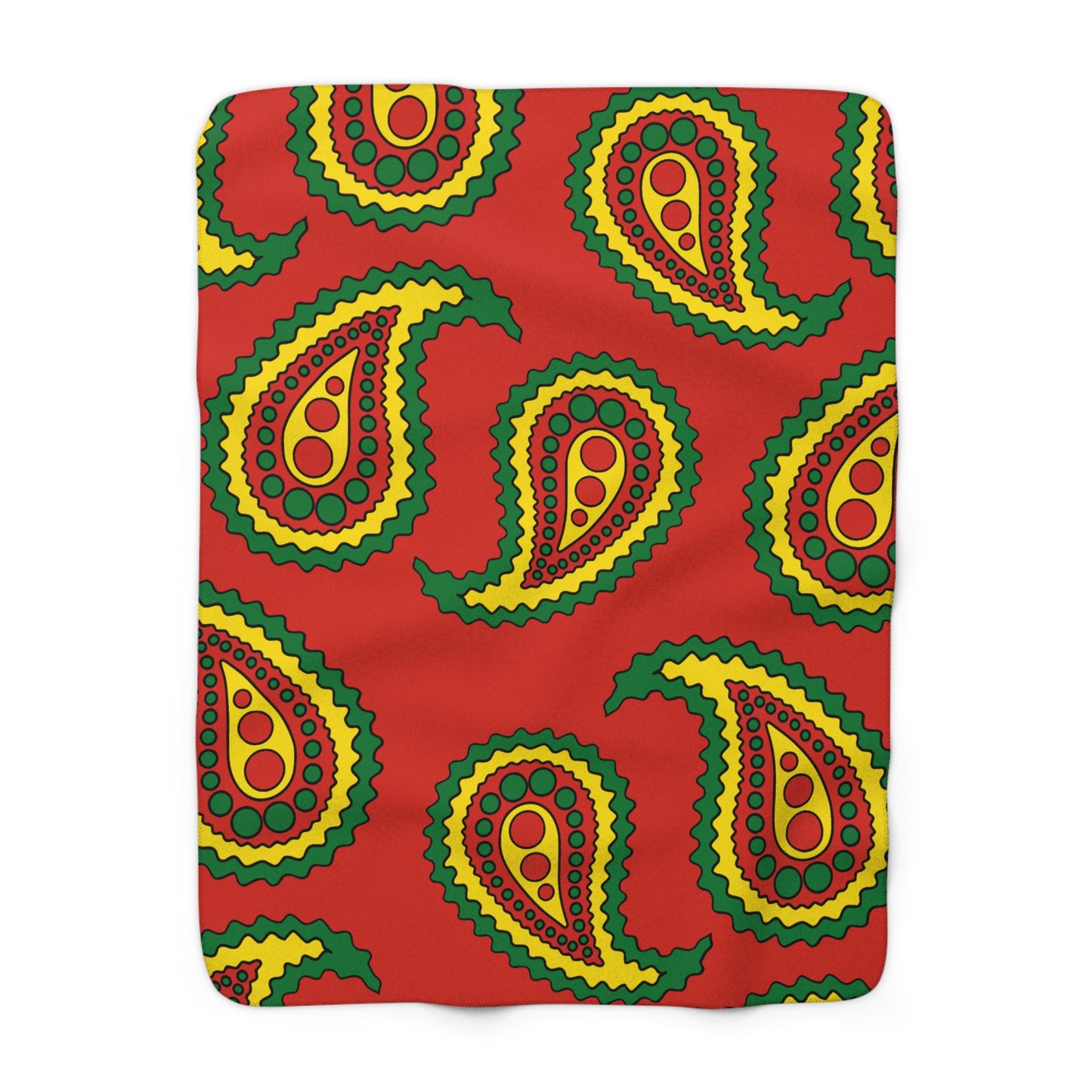 Bolivia Retro Paisley Blanket Throw